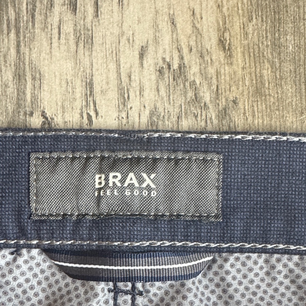 Brax Cooper Fancy Navy Pants View 2